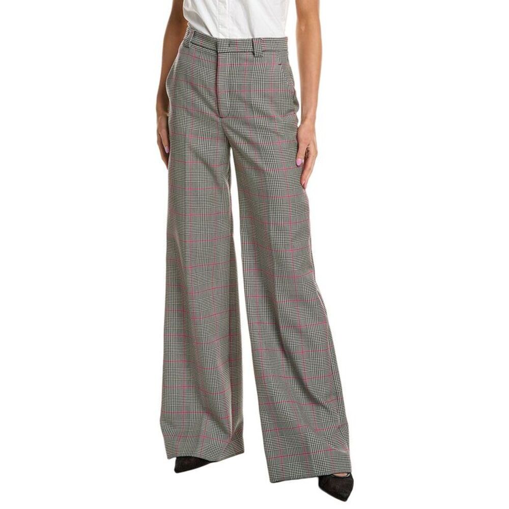 Red Valentino Womens  Wool-Blend Pant, Black